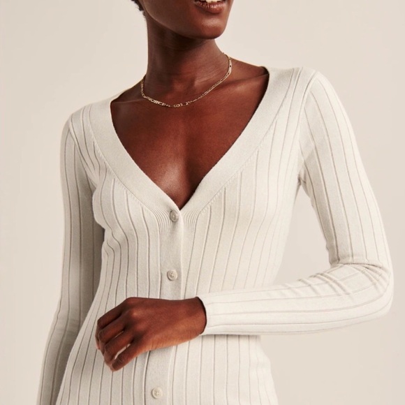 Abercrombie & Fitch White Dress - Picture 2 of 4